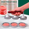 Burger Press Patty Maker Aluminum Alloy Hamburger Fish Patty Press Mold for Meat Beef Veggie Burger Grill BBQ Kitchen Tool