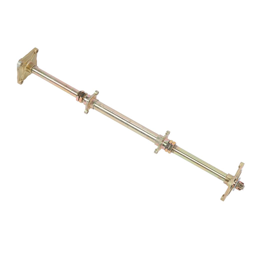 Комплект задней живой оси для картинга 32 дюйма Задняя приводная ось Подушечный блок Звездочка 428 37T 7,5-дюймовый тормозной диск Комплект цепи для