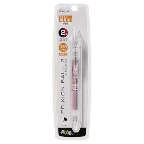 PILOT FriXion Ballpoint 2 Multicolor Ballpoint PLKFB40UFNC Pen, 0.38mm, Non-Color,