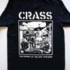 Новая футболка Crass The Feeding Черная Размер от S до 5XL