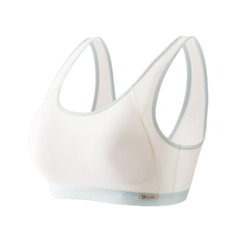 New girls bra youth development underwear junior high school students solid color cotton children's bra girls vest summer