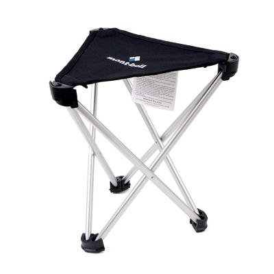 mont-bell Складной стул Mont-bell Trail Chair 26, Ультралегкий, Складной, Высота сиденья 26 см, Грузоподъемность 80 кг, Компактный туристический стул (черный)