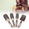 4pcs Professional Hair Brush Set Arc Form Hair Brush Round Brush for Blow Drying Curling Golden