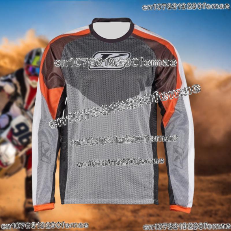 Classic Klim Off Road Riding Shirt Motorcycle Mountain Bike Sportswear Breathable Sweat Wicking Outdoor Training Top