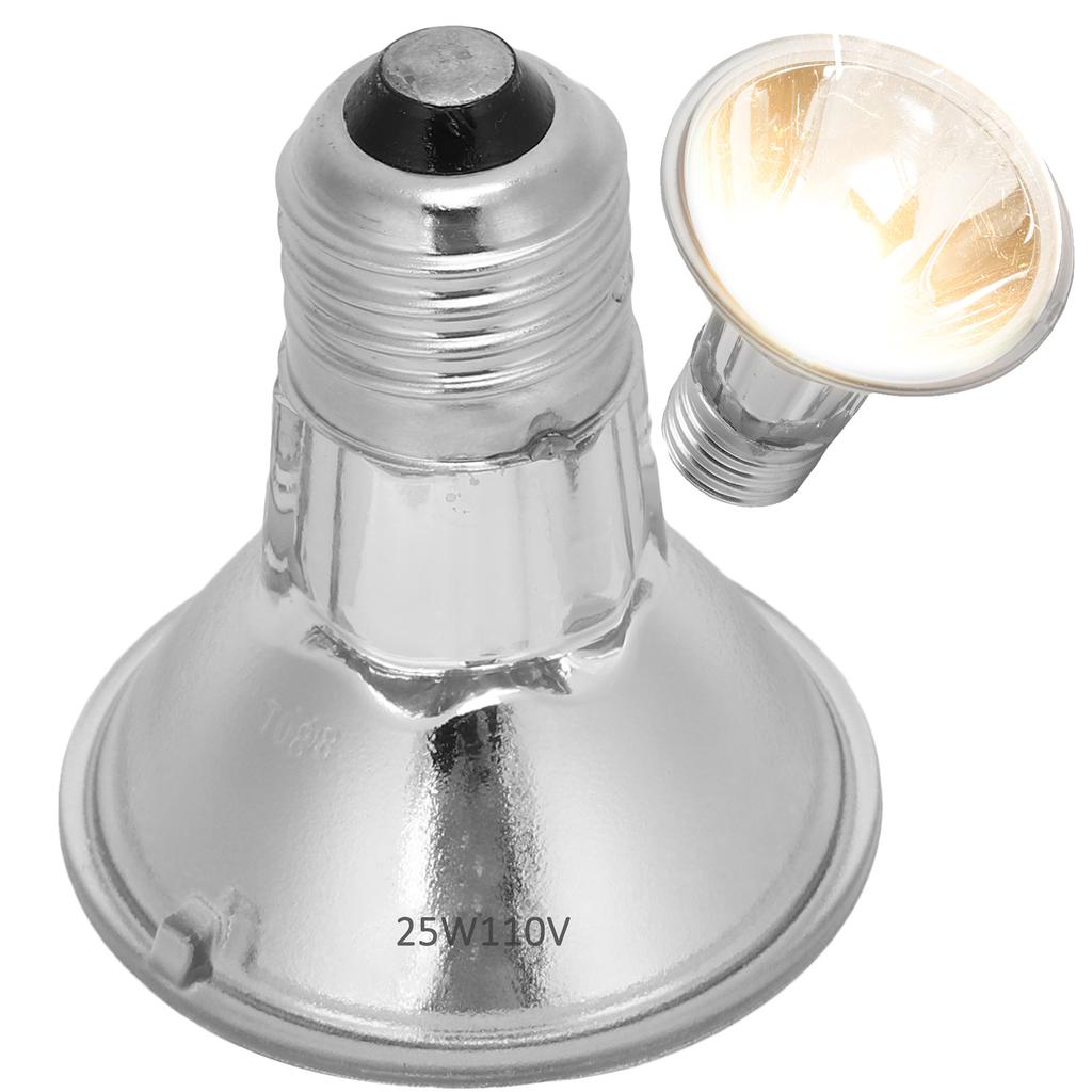 Reptiles Sun Basking Heating Lamp Bulbs Amphibian UBA/UVB Sunbathe Bulb for Lizard25W 110V