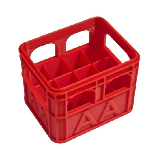 Коробка для хранения батареек с надежной защелкой, компактный органайзер для батареек