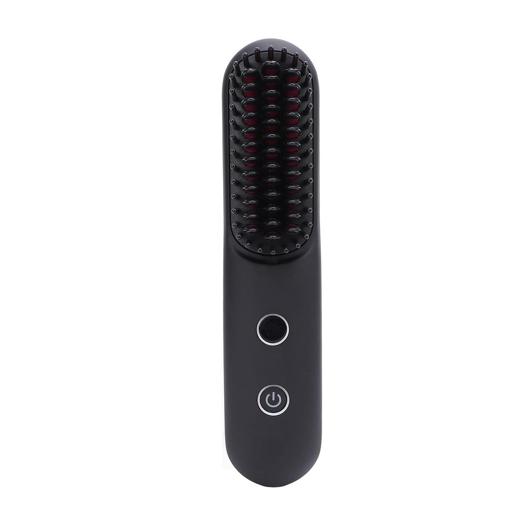 Hair Straightener Brush Cordless Negative Ion Hair Straightening Comb Portable Straight Curl Dual