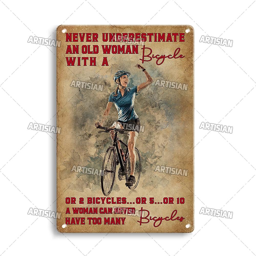 Художественная велосипедная жестяная вывеска, декоративная табличка для велосипеда, спортивный металлический плакат, Настенный декор, гараж, бар, паб, клуб, отель, кафе, кухня