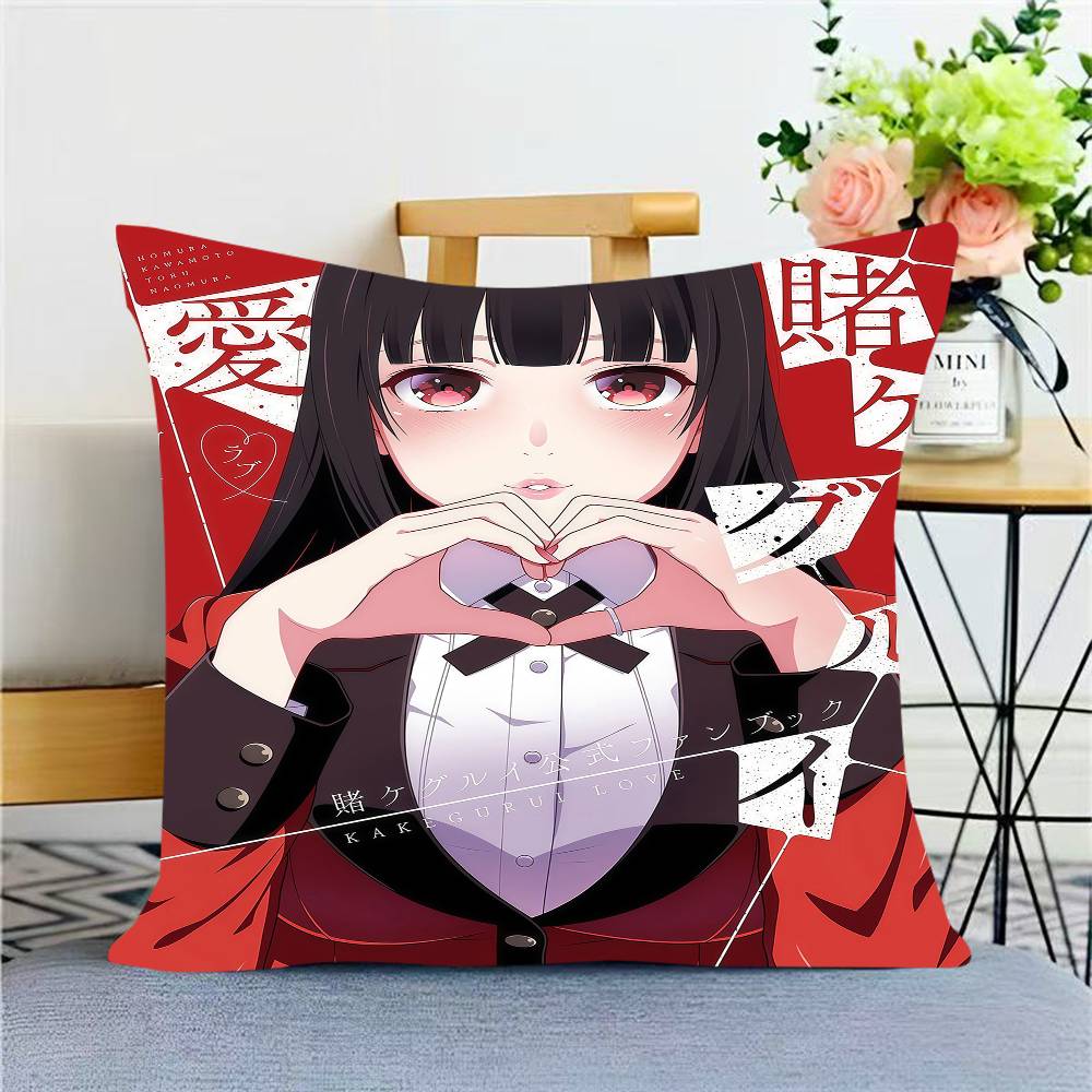 Аниме Kakegurui Жабами Юмеко Подушка Аниме Подушка Диван Кровать Подушка для изголовья Чехол для подушки Чехол для подушки Мода