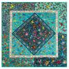 POBING Twill Silk Scarf Women Shawls Forest Animals Print Stoles Bandana Kerchief Hijab Square Scarves Wraps Silk Foulards 130CM