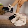 Fashion 2024 Winter Faux Fur Platform Snow Boots Womens Fluffy Plush Increasing Short Botas Shoes Warm Comfortable Slip On Ladies Boots