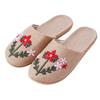 Retro Fashion Women's Soft-Sole Embroidered Linen Slippers