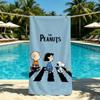 Милое полотенце с рисунком для улицы S-SnoopyS-ES Полотенце для кемпинга и пляжа Супервпитывающее Быстросохнущее Летнее полотенце