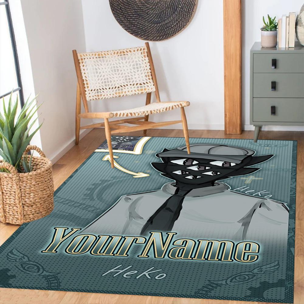 Incredibox Customized Name Carpet Design for Bedrooms Foyer Kitchen Dining Room Antislip Carpet Office home decor Gift for Festivals