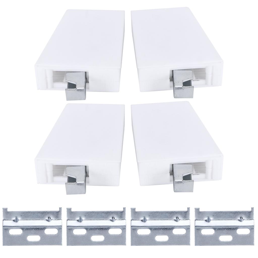 2Set Регулируемая вешалка для шкафа с монтажной пластиной Детали фурнитуры для шкафа