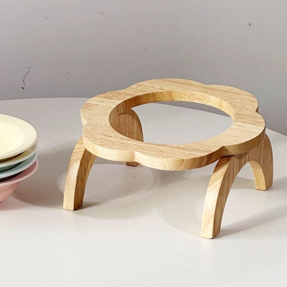 Ceramic Elevated Cat Bowl Anti-Spill Raised Cat Food Bowl Cute Dog Feeder for Cats Dogs