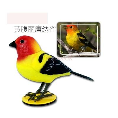 Children'S Intelligent Electric Voice Control Induction Simulation Bird Can Call And Move Light Control Puzzle Music Electronic