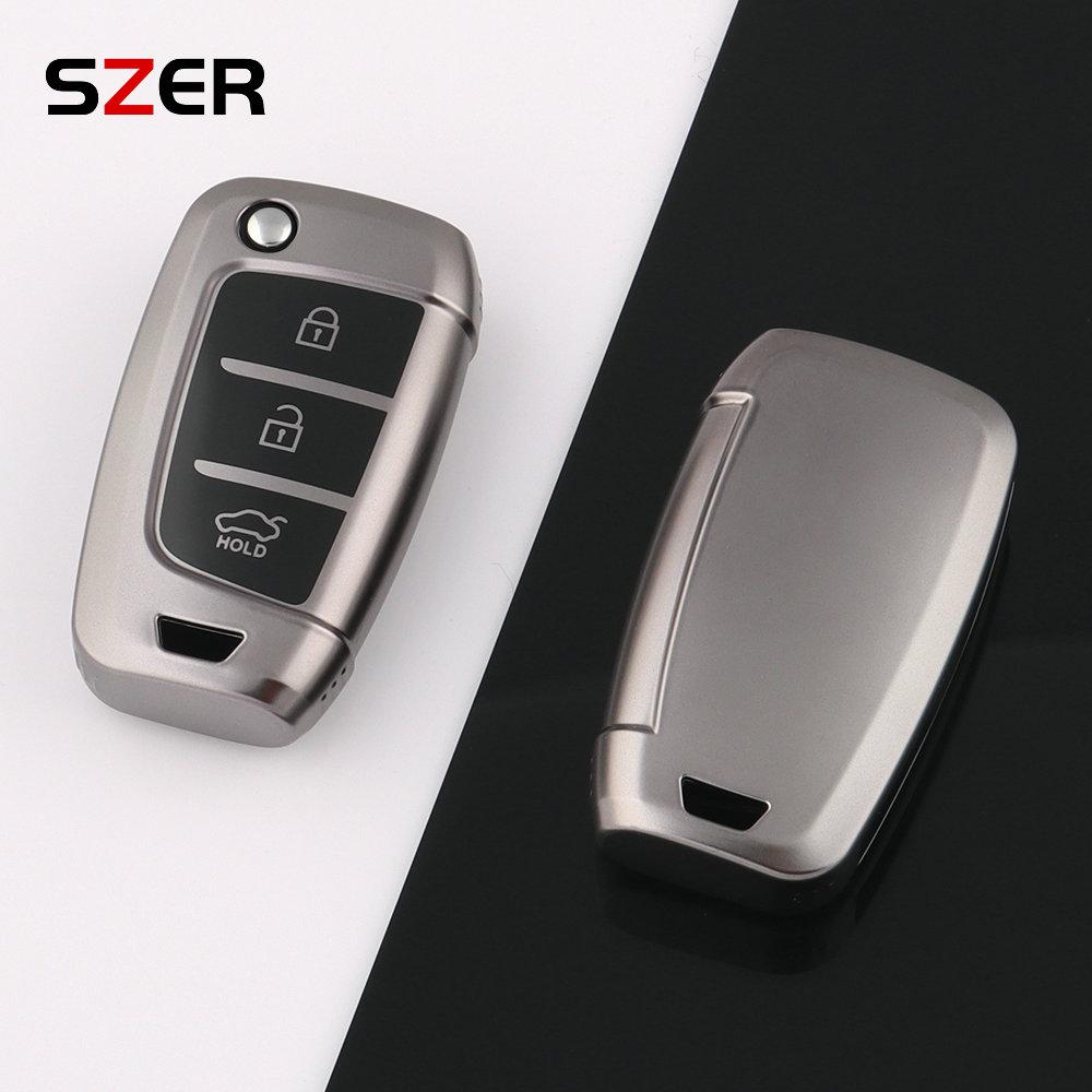 ТПУ Чехол-накладка для складного ключа автомобиля для Hyundai Elantra Solaris I30 I35 I40 IX35 Sonata Santa Fe Tucson Verna Celesta Accent