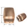 Part DIY Mic Windscreen Microphone Mesh Head Microphone Grill Head Mic Mesh Cover Replacement Head