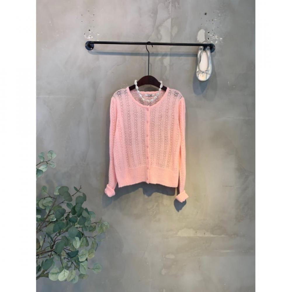 C S In The Room Half punChIng Wave Round neCk Cardigan 3 ColorS C