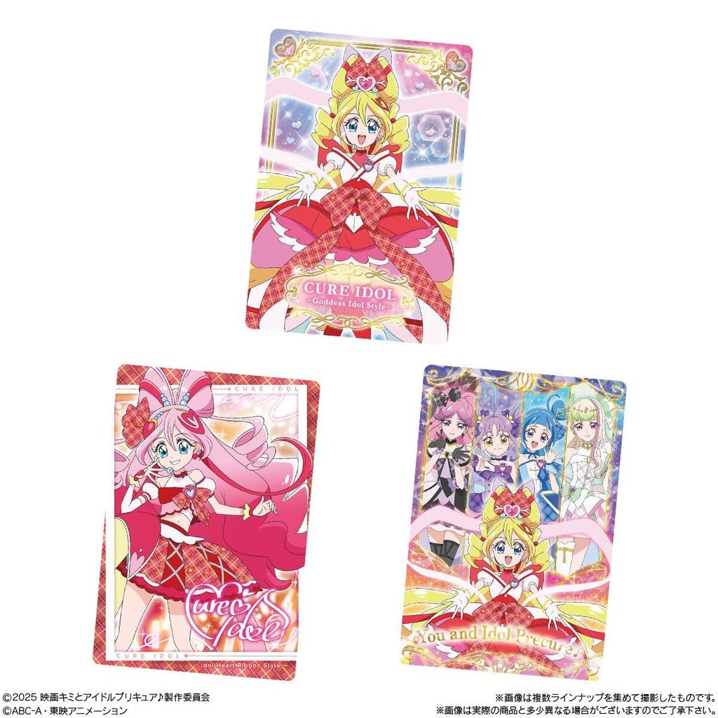 BANDAI Idol PreCure Спасибо за сверкающее живое шоу для сверкающей карточки жевательная резинка коробка конфета игрушка фильм ждем! Ты! 20 штук