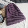 Новая зимняя шапка ярких цветов, женская вязаная шапка, теплая мягкая модная шапка, шерстяная шапка в стиле Kpop, элегантная универсальная шапка