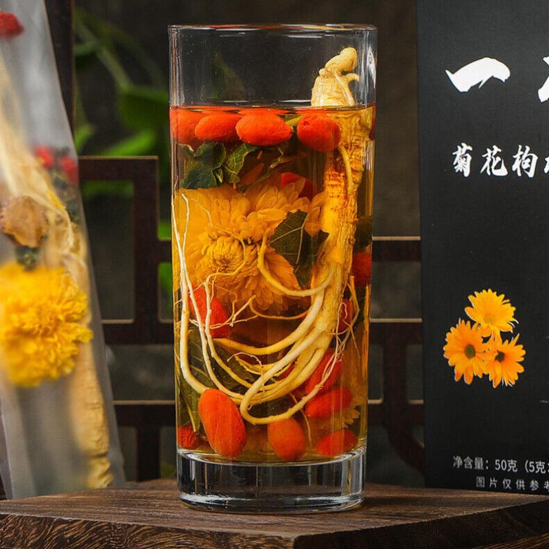 One Ginseng Chrysanthemum Wolfberry Tea One Whole Ginseng Tea для мужчин 50 г