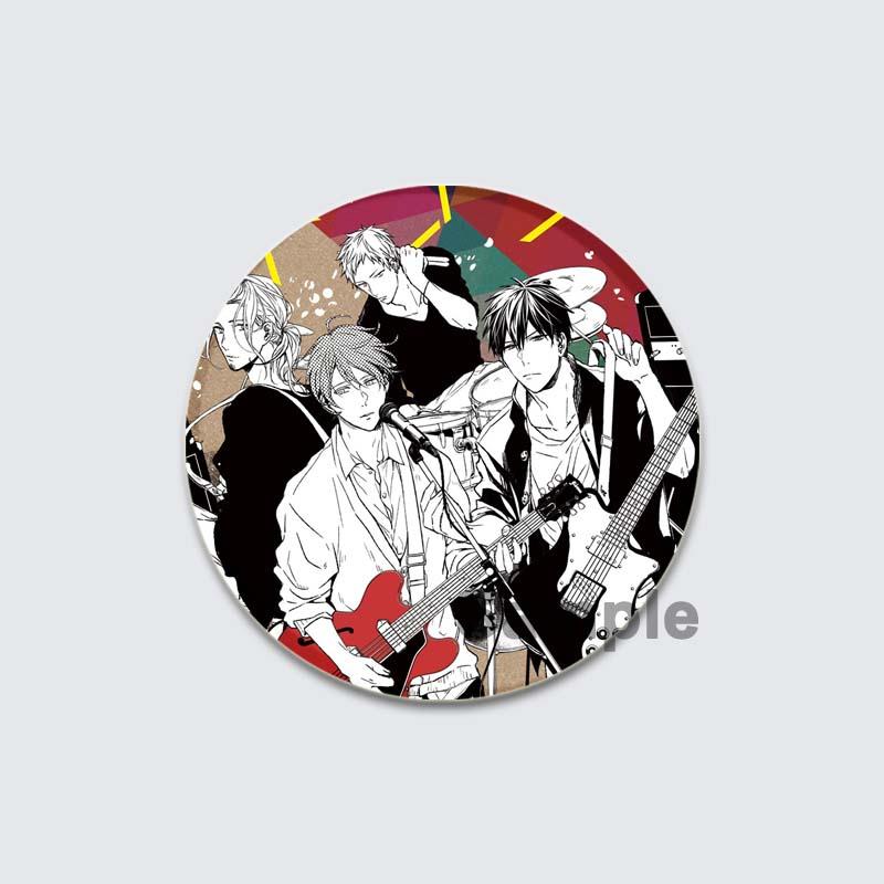 32/44/58 мм Круглые Аниме Подарочные Булавки Ручной Работы Брошь Сато Мафую/Уэнояма Рицука Мультфильм Значок на Рюкзаке Ювелирные Изделия Аксессуары Подарки