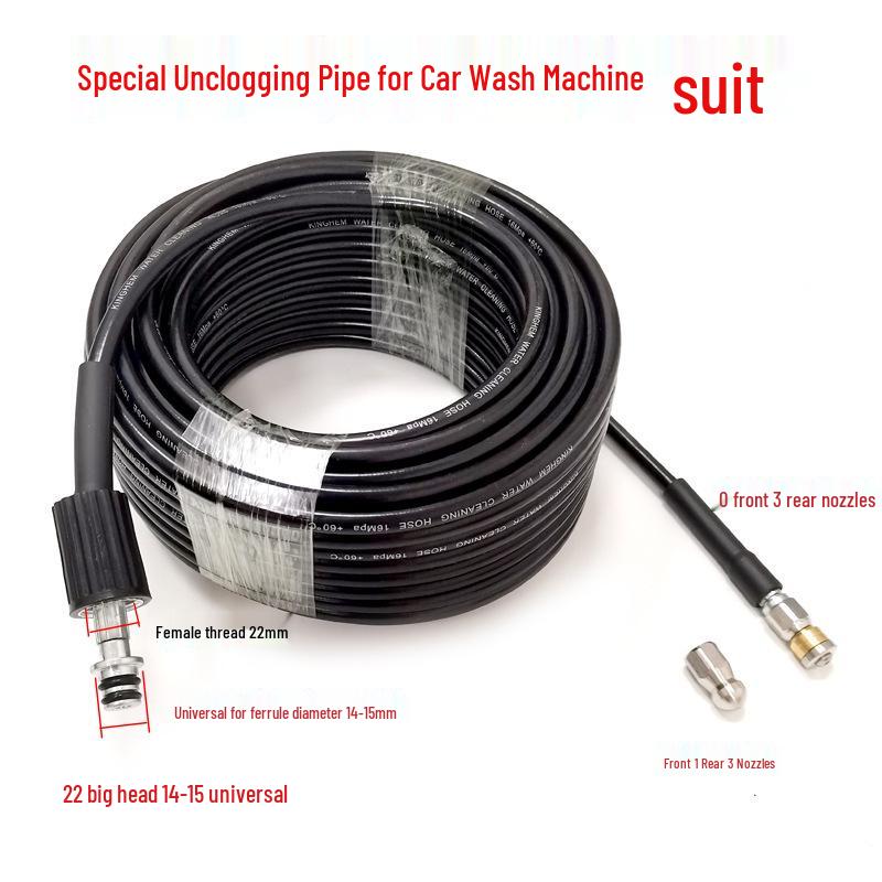 Высоконапорная 360° вращающаяся машина для прочистки труб для автомойки и очистки канализации