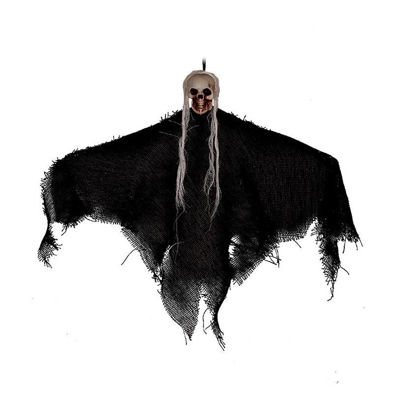 Хэллоуин жуткий скелет лицо висит привидение кулон ужас череп призрак реквизит вечеринка принадлежности дом с привидениями внутренний и наружный декор