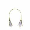 Vintage Floral Backpack Ornament Elegant Bag Charm Fashion Faux Leather Lavender Pendant  Daily
