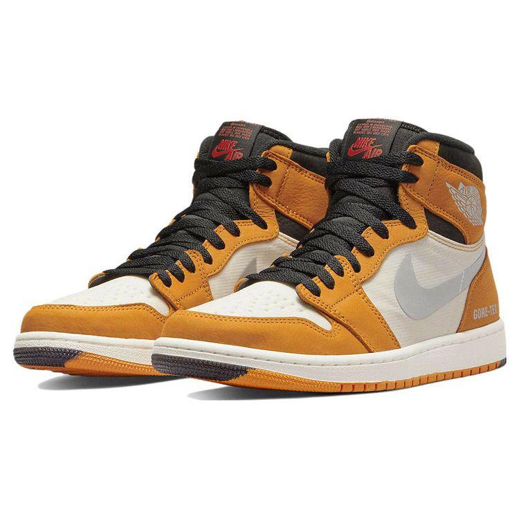 Мужские кроссовки Air Jordan 1 High Element GORE-TEX Light Curry Orange Cardinal-Red Sail DB2889-700