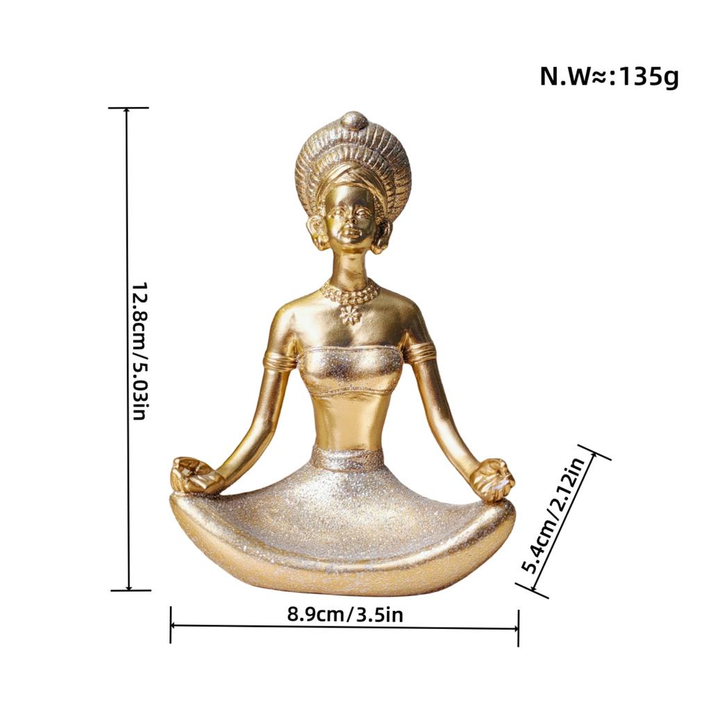 Простые абстрактные украшения для дома и студии йоги, украшения для йоги из смолы, подарочные украшения, украшения для свадебной комнаты