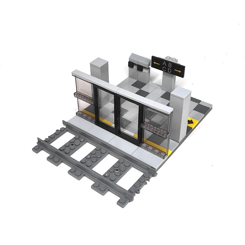 Сборка мелких частиц, украшение для ворот станции метро, багажная дверная рама, строительный блок для досмотра багажа, сделай сам