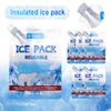 6 шт. многоразовых пакетов со льдом, срок службы до 48 часов, гелевый пакет со льдом, наполненный водой, долговечная охлаждающая сумка для ланч-боксов