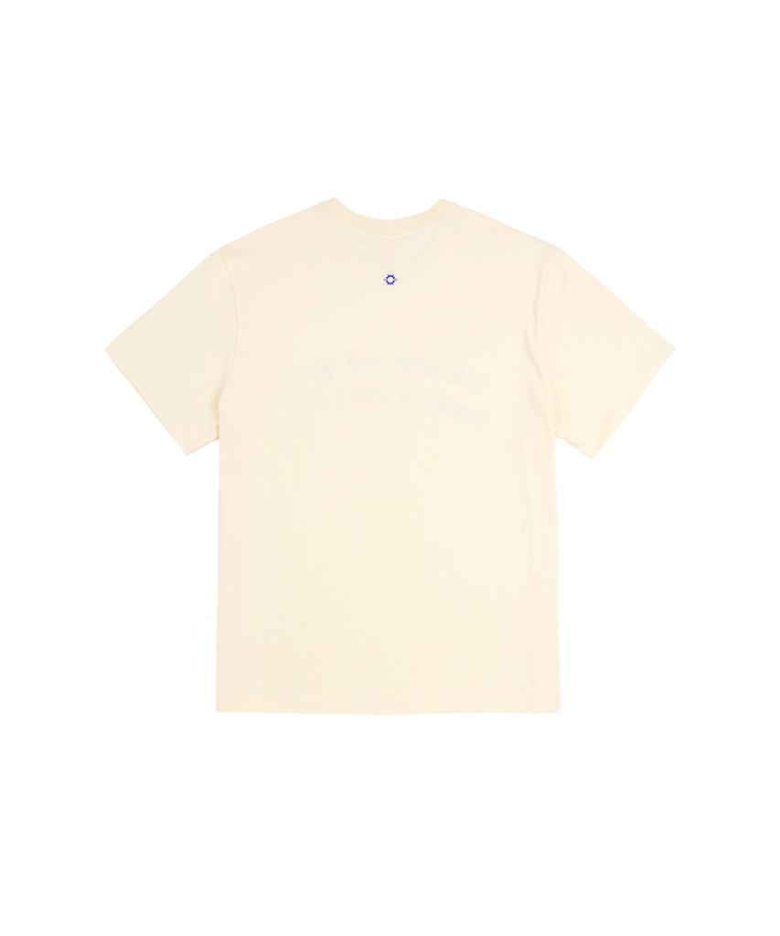 HELLO SUNRISE Hs Travel Agency Arch Logo Tee_Cream