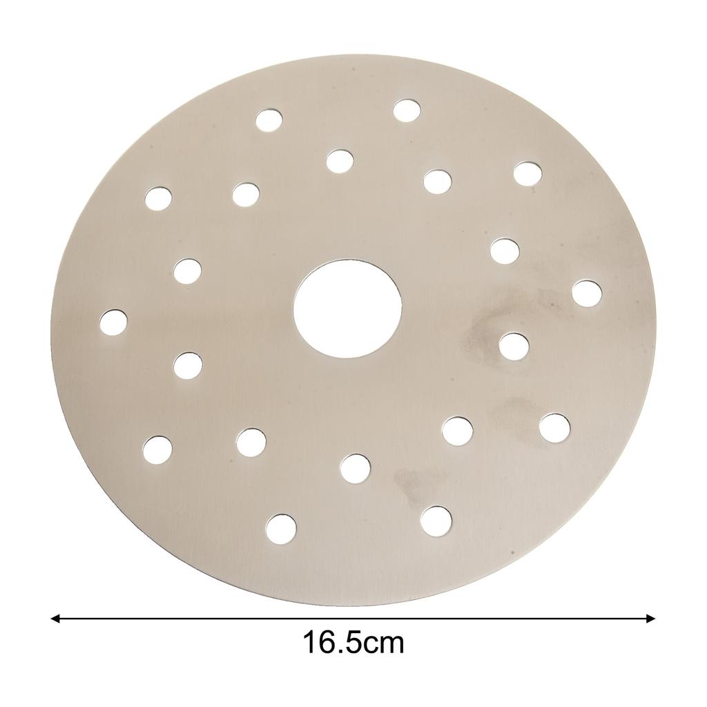 Диск-рассеиватель тепла Пластина-рассеиватель тепла Кухонное использование Красивый дизайн с отверстиями Равномерное распределение тепла Пищевая нержавеющая сталь