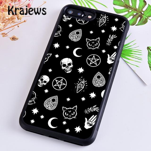 Krajews Skull with dimand eyes Phone Case Cover For iPhone 17 Air 16 15 14 plus 12 13 pro max coque Fundas