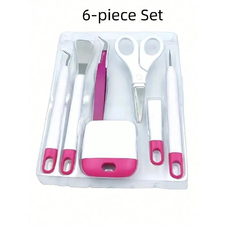 Vinyl Weeding Tool Set Craft Tools Scraper Tweezers for Cricut Cutting Machine DIY Sticker Scrapbooking Handmade Craft Supplies