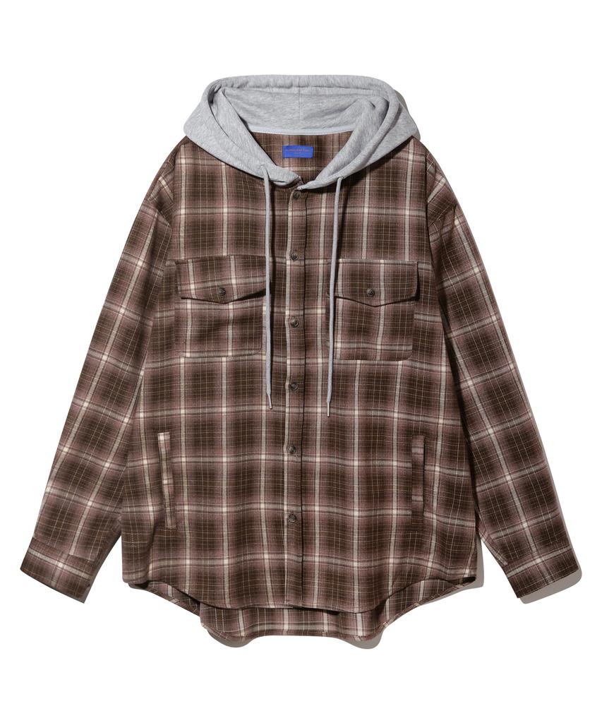 ALVINCLO [De Luxe] City Boy Oversized Check Hoodie (2 Colors)