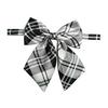 Men Bow Tie Detachable Design Smooth Texture Solid Color Striped Print Neck Tie Weddings Business Parties Outfit Accessories