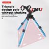 Треугольная стойка для удочек, регулируемая, складная, держатель для удочек, портативная, многофункциональная, для рыбалки на открытом воздухе
