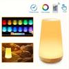 RGB сенсорный прикроватный светильник, 13 цветов, USB-перезаряжаемый ночник с пультом дистанционного управления, таймером и 3 режимами для украшения дома в спальне