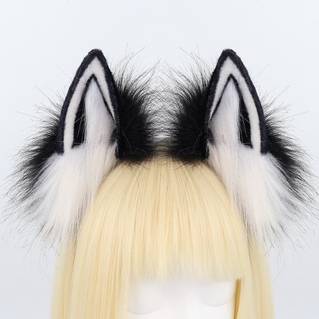 Plush Handmade Simulation Fox Ears Cosplay Cosplay Headgear Cat Ears Beast Ears Headband Hair Accessories