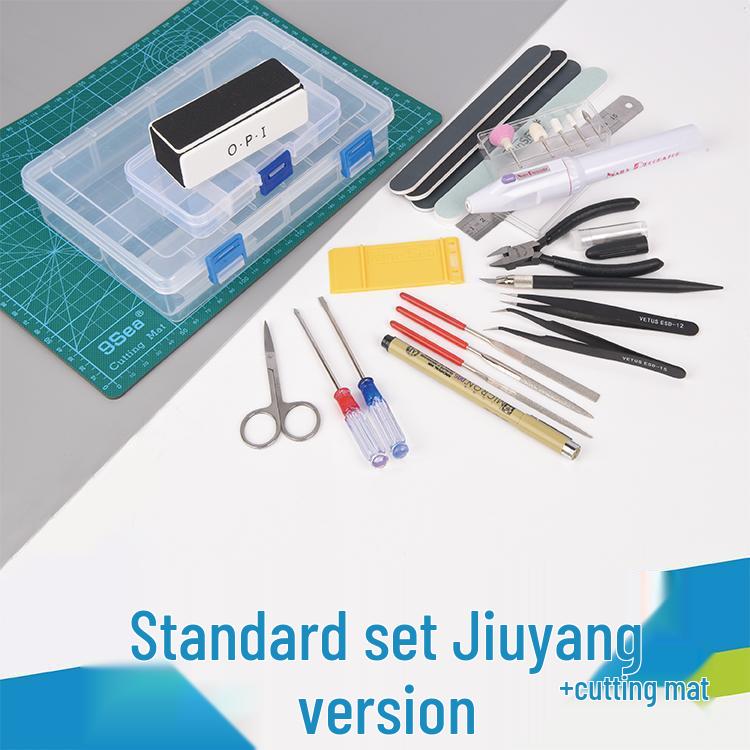 Набор инструментов для сборки моделей Gundam: Кусачки, Хобби-нож, Пинцет, Электрический полировщик