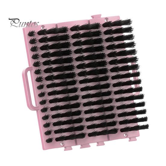 Щетка для царапин для скота с винтами Пластиковый инструмент против зуда Удаление вредных паразитов Массажная щетка для ухода за омертвевшей кожей для крупного рогатого скота, овец, лошадей, свиней