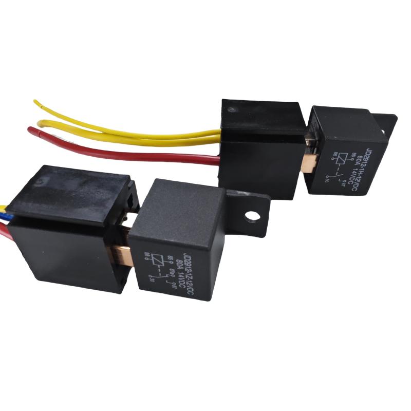 1 Комплект Фара Кондиционер Мотоциклы DC12V DC24V Реле 80A 4/5 Контактное Водонепроницаемое Автомобильное Реле с Проводной Колодкой