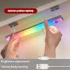 RGB-сенсорная подсветка салона - Регулируемая радужная градиентная бегущая подсветка, подходит для различных помещений, таких как гостиная, спальня