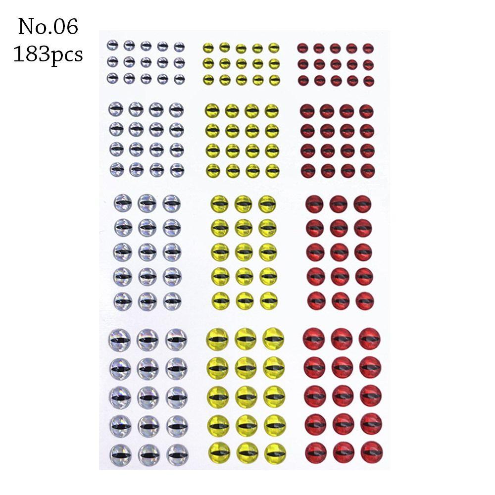 3 мм 4 мм 5 мм 6 мм глаза для рыбной приманки 3D глаза для рыболовной приманки 2024 3D голографический глаз