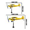 Metal 3D Windmill Wind Direction Compass Airplane Weathervane Garden Decoration Weather Vane